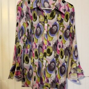 Essentials Multicolor Patterned Blouse